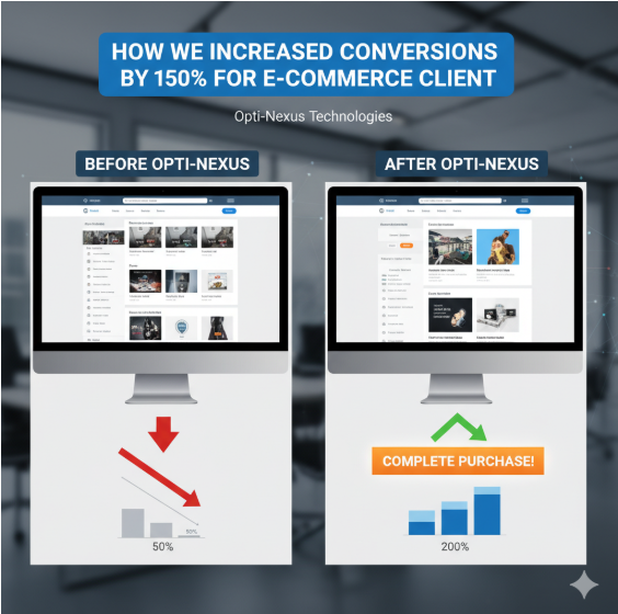 How We Increased Conversions by 150% for E-commerce Client